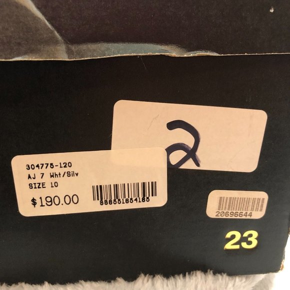 NIKE AIR JORDAN 7 RETRO \'PURE MONEY Size 10 Worn Once Box Included 304775 120 main image 9
